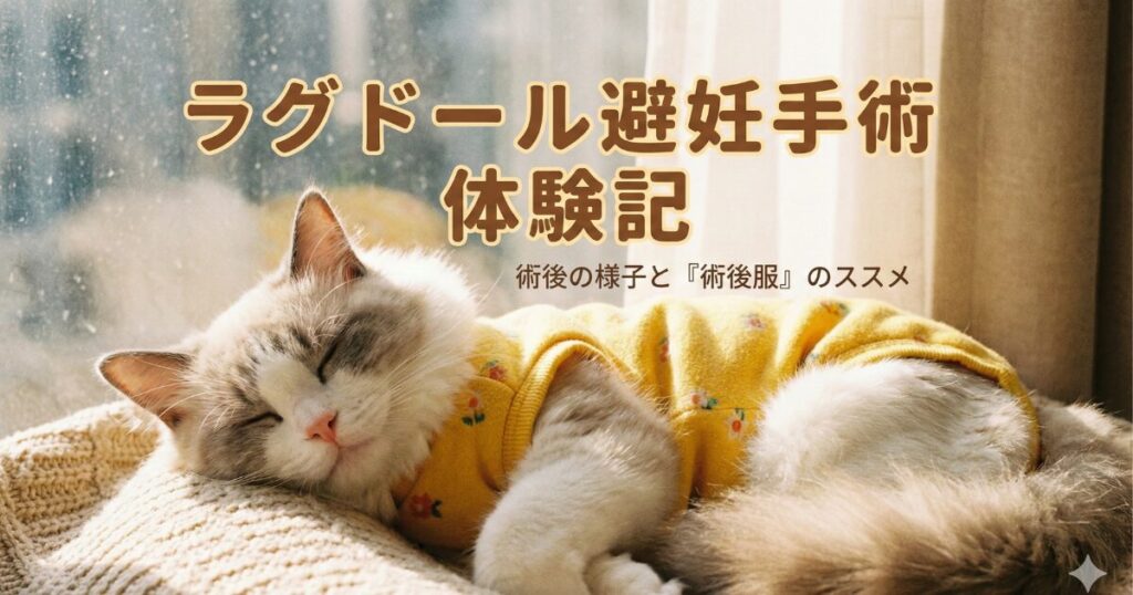 ラグドール　避妊手術　時期　アイキャッチ画像