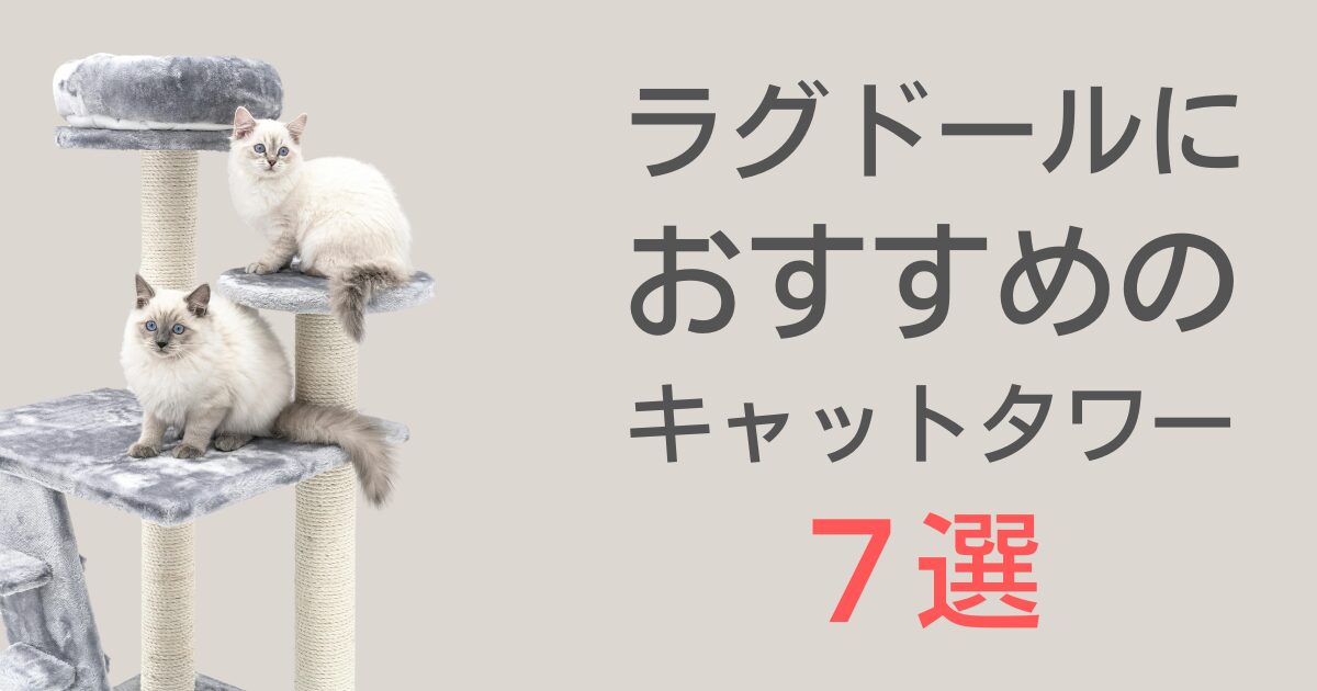 ラグドールのおすすめキャットタワー