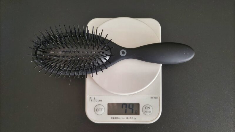 猫壱ブラシの重さ