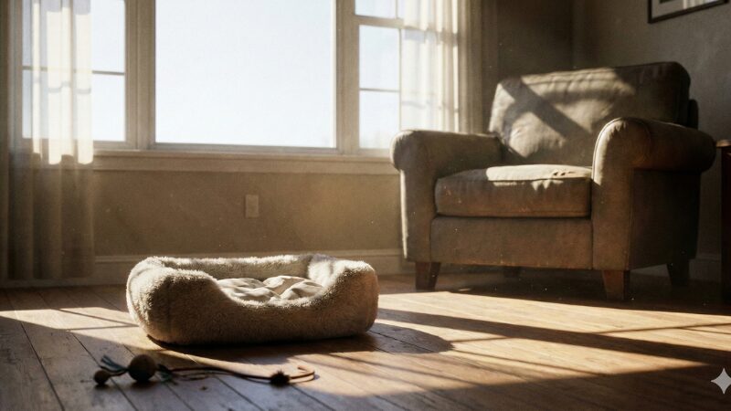 ラグドールが部屋にいない様子